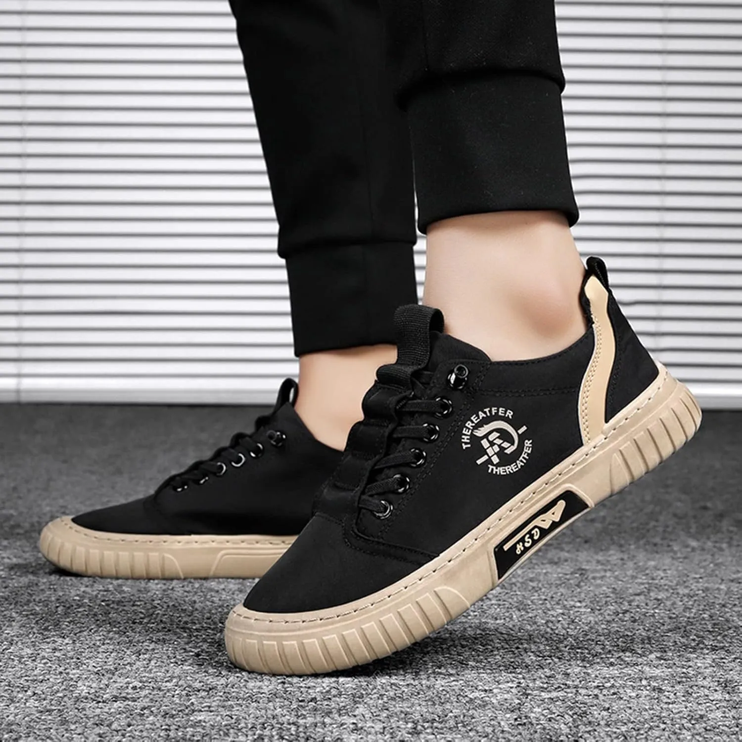 Men Slip on Walking Shoes Comfortable Memory Foam Ultra Lightweight Breathable Fashion Sneakers Non Slip Travel Jogging Athletic Running Shoes