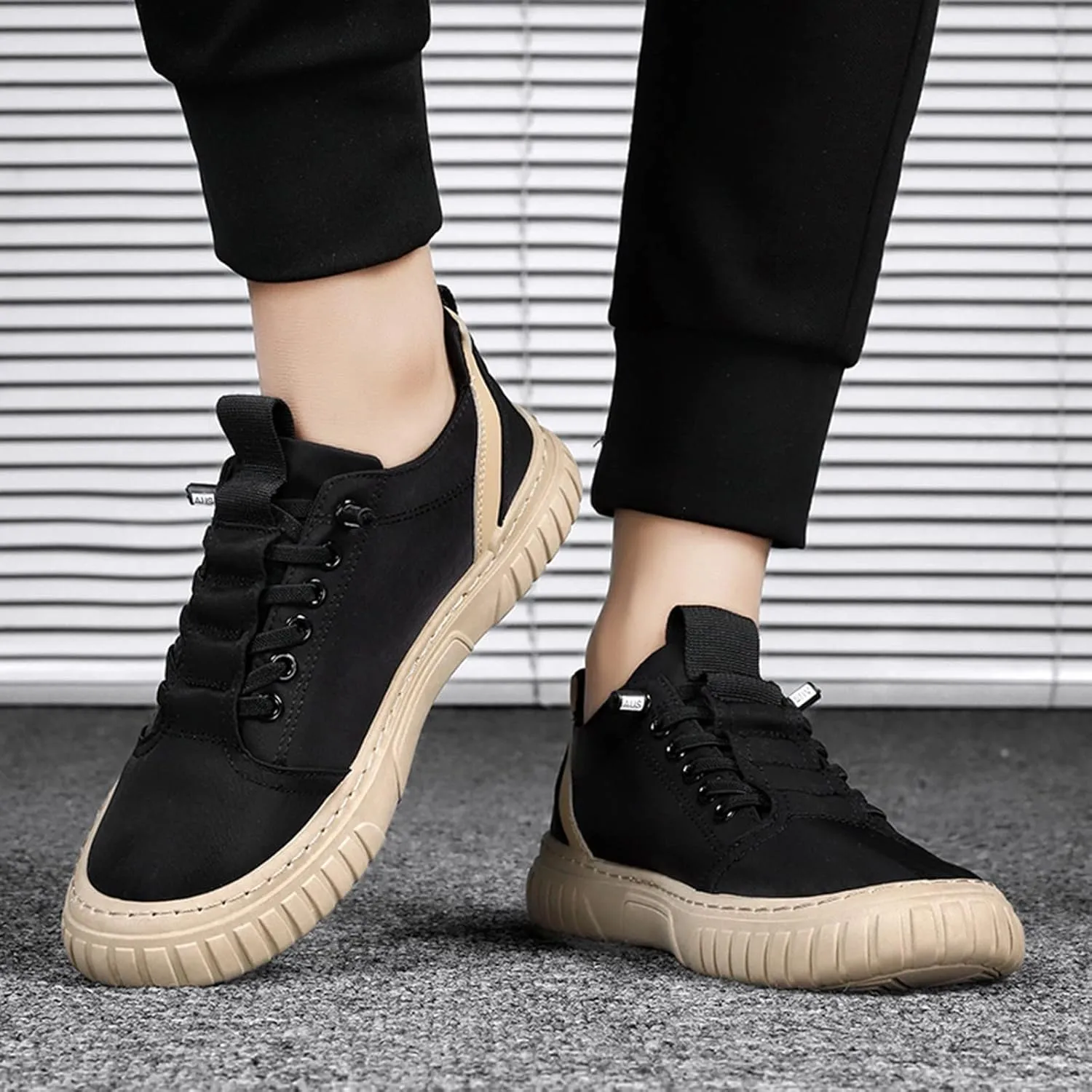 Men Slip on Walking Shoes Comfortable Memory Foam Ultra Lightweight Breathable Fashion Sneakers Non Slip Travel Jogging Athletic Running Shoes