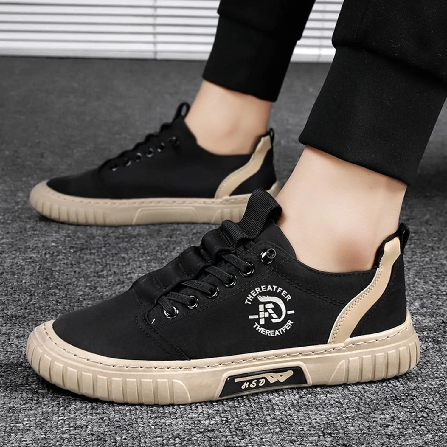 Men Slip on Walking Shoes Comfortable Memory Foam Ultra Lightweight Breathable Fashion Sneakers Non Slip Travel Jogging Athletic Running Shoes