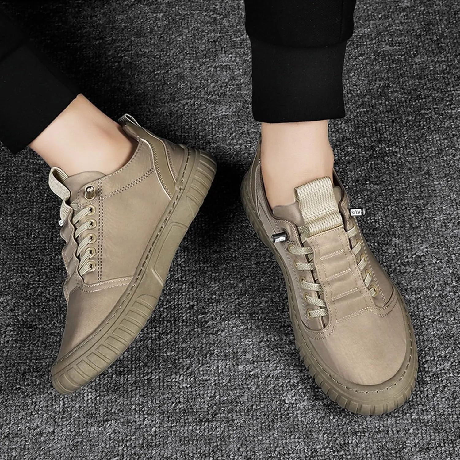 Men Slip on Walking Shoes Comfortable Memory Foam Ultra Lightweight Breathable Fashion Sneakers Non Slip Travel Jogging Athletic Running Shoes