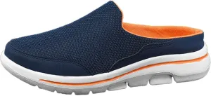 Men Slip on Walking Shoes Comfy Knitted Memory Foam Breathable Mesh Fashion Sneakers Non Slip Arch Support Vacation Training Gym Shoes Wide Width
