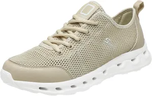 Men Slip on Walking Shoes Comfy Knitted Memory Foam Breathable Mesh Fashion Sneakers Non Slip Travel Jogging Training Gym Shoes Wide Width