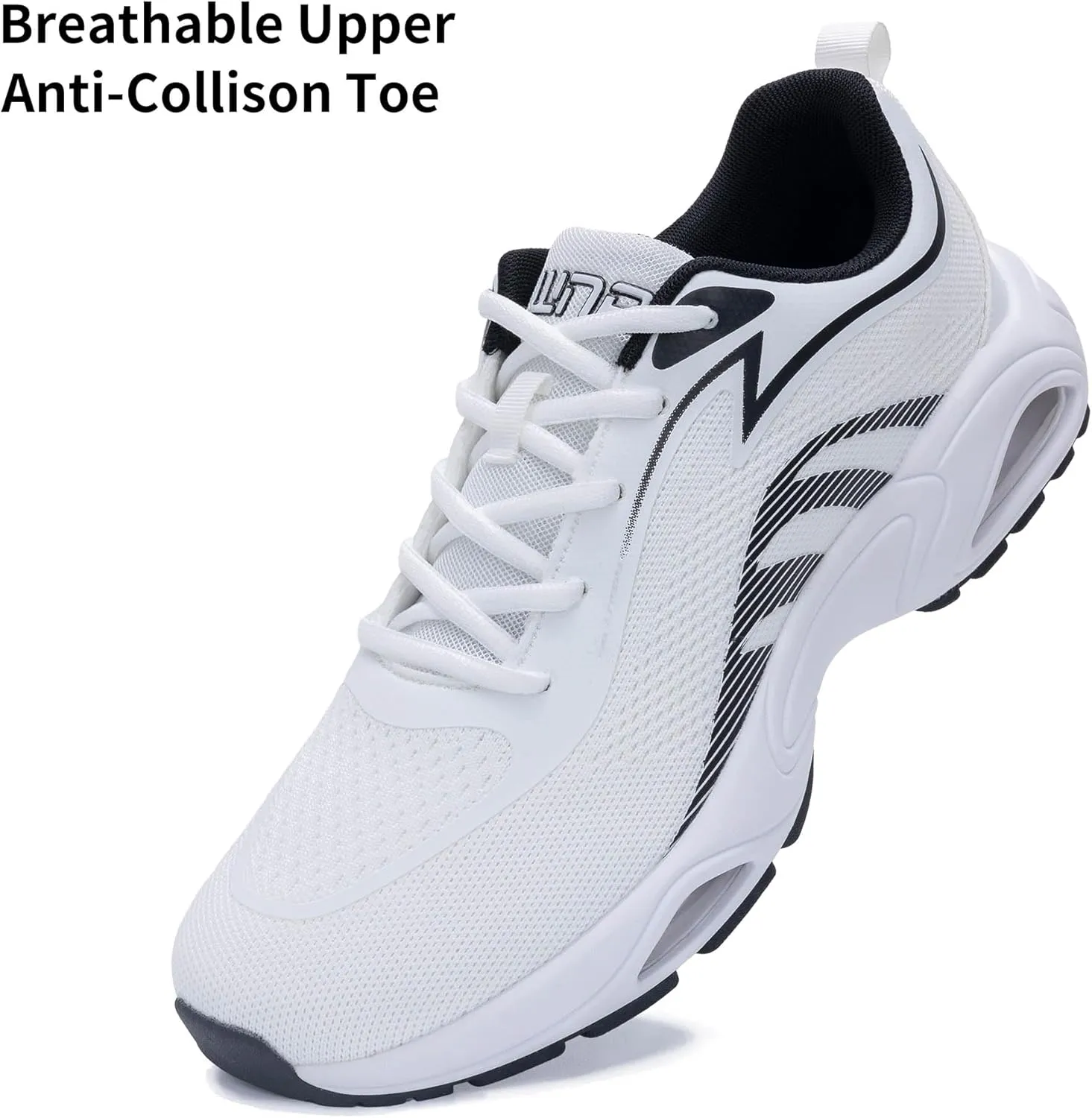 Mens Air Running Shoes Tennis Athletic Sneakers Lightweight Breathable Non Slip Walking Jogging Workout Gym Sports Footwear US 7-13