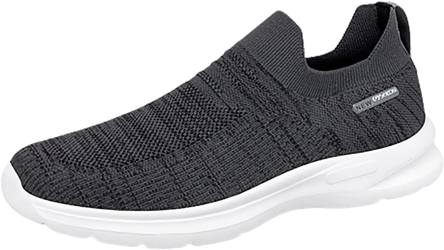 Men's Breathable Barefoot Shoes Comfortable Breathable Lightweight Tennis Shoe Convenient Elderly Slip On Shoes