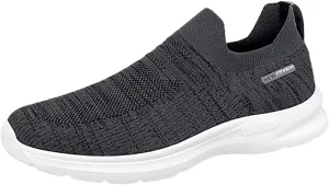 Men's Breathable Barefoot Shoes Comfortable Breathable Lightweight Tennis Shoe Convenient Elderly Slip On Shoes