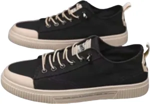 Men's Breathable Canvas Shoes Lace Up Walking Shoes Soft Flat Slip on Casual Comfortable Lightweight Dress
