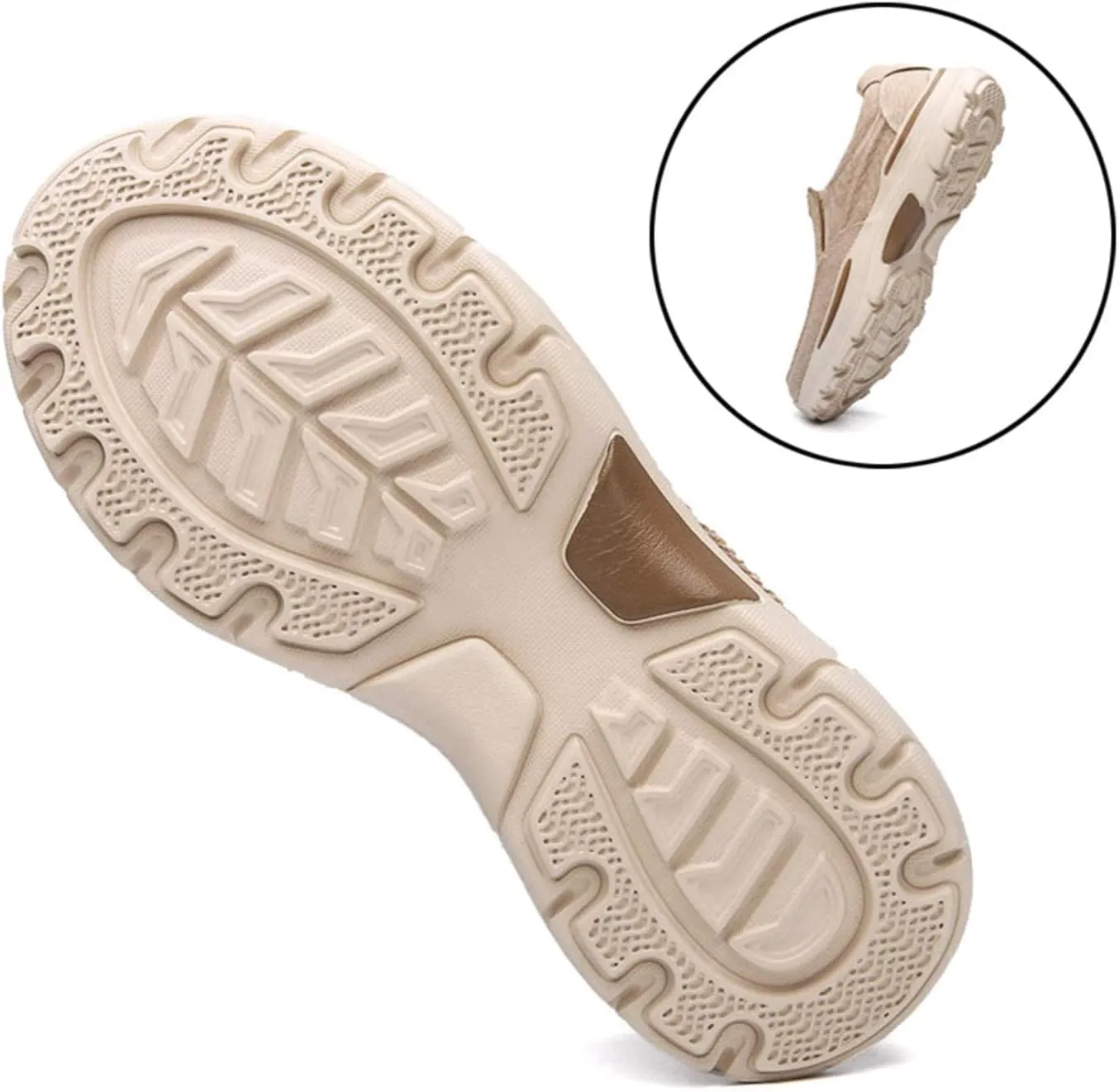 Men's Breathable Lightweight Slip-on Casual Walking Loafers,Outdoor Non-Slip Comfortable Driving Canvas Sneakers