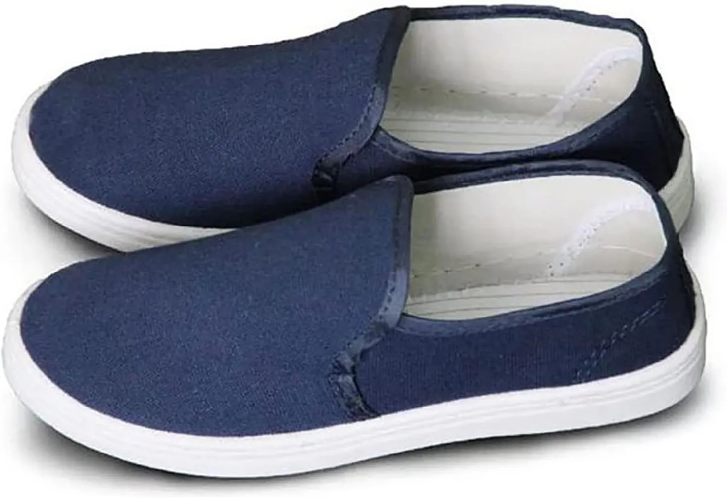 Men's Breathable One Foot Pedal Lazy Shoes Korean Fashion Shoes Casual Canvas Shoes Men Slip on Casual Shoes Size 8