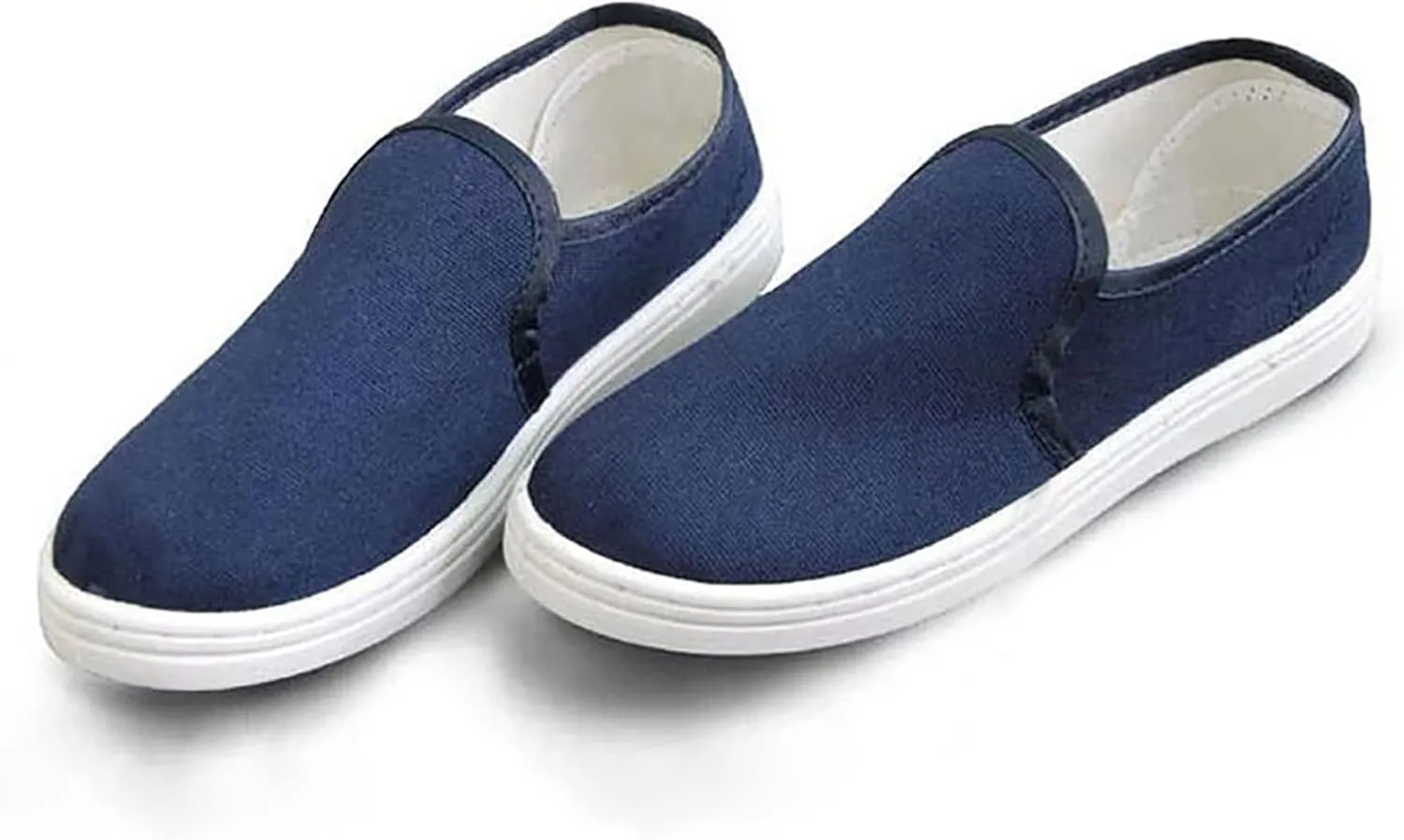 Men's Breathable One Foot Pedal Lazy Shoes Korean Fashion Shoes Casual Canvas Shoes Men Slip on Casual Shoes Size 8
