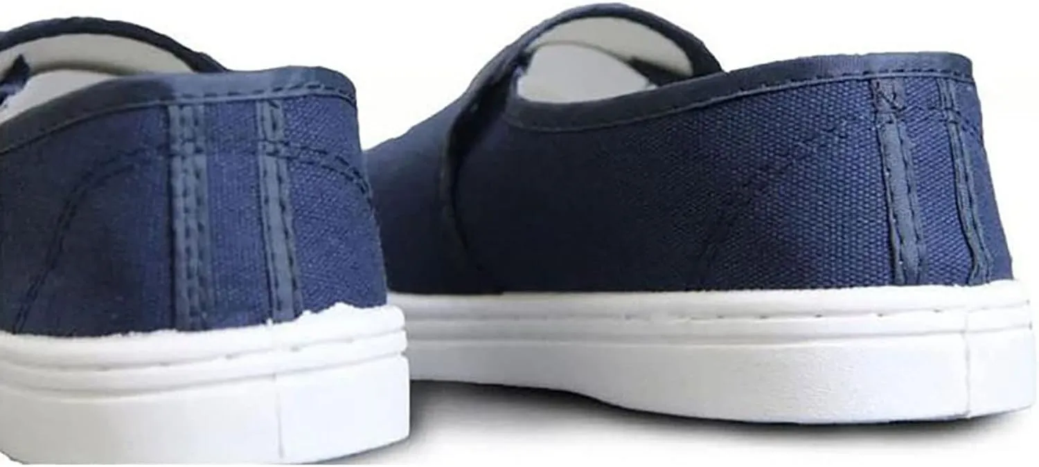 Men's Breathable One Foot Pedal Lazy Shoes Korean Fashion Shoes Casual Canvas Shoes Men Slip on Casual Shoes Size 8