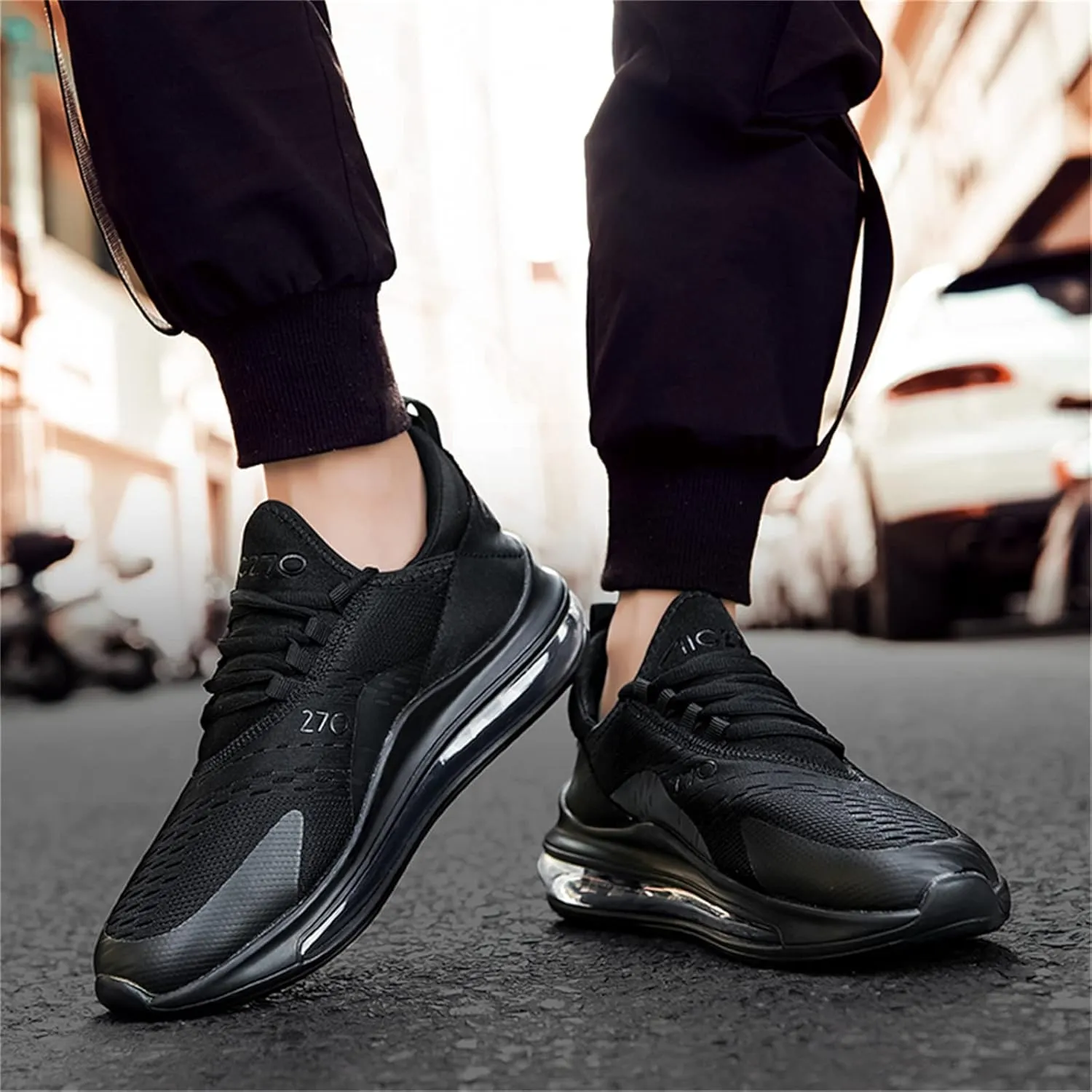 Men's Breathable Sneakers Walking Tennis Running Gym Casual Fashion Sneakers Light