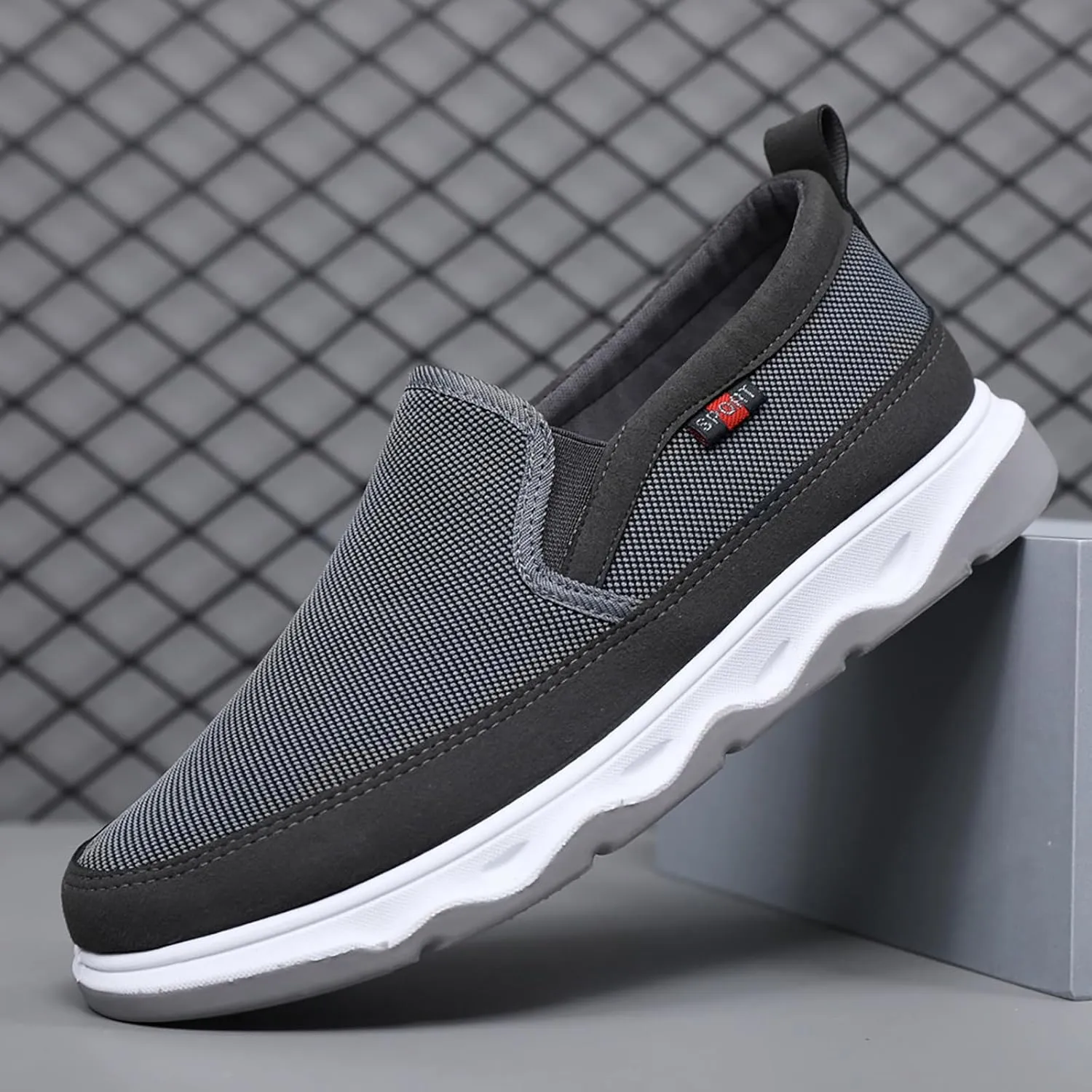 Men's Canvas Shoes Sports Casual Korean Version of The Trend of Fashion Breathable Slip On Summer Shoes for Men Casual