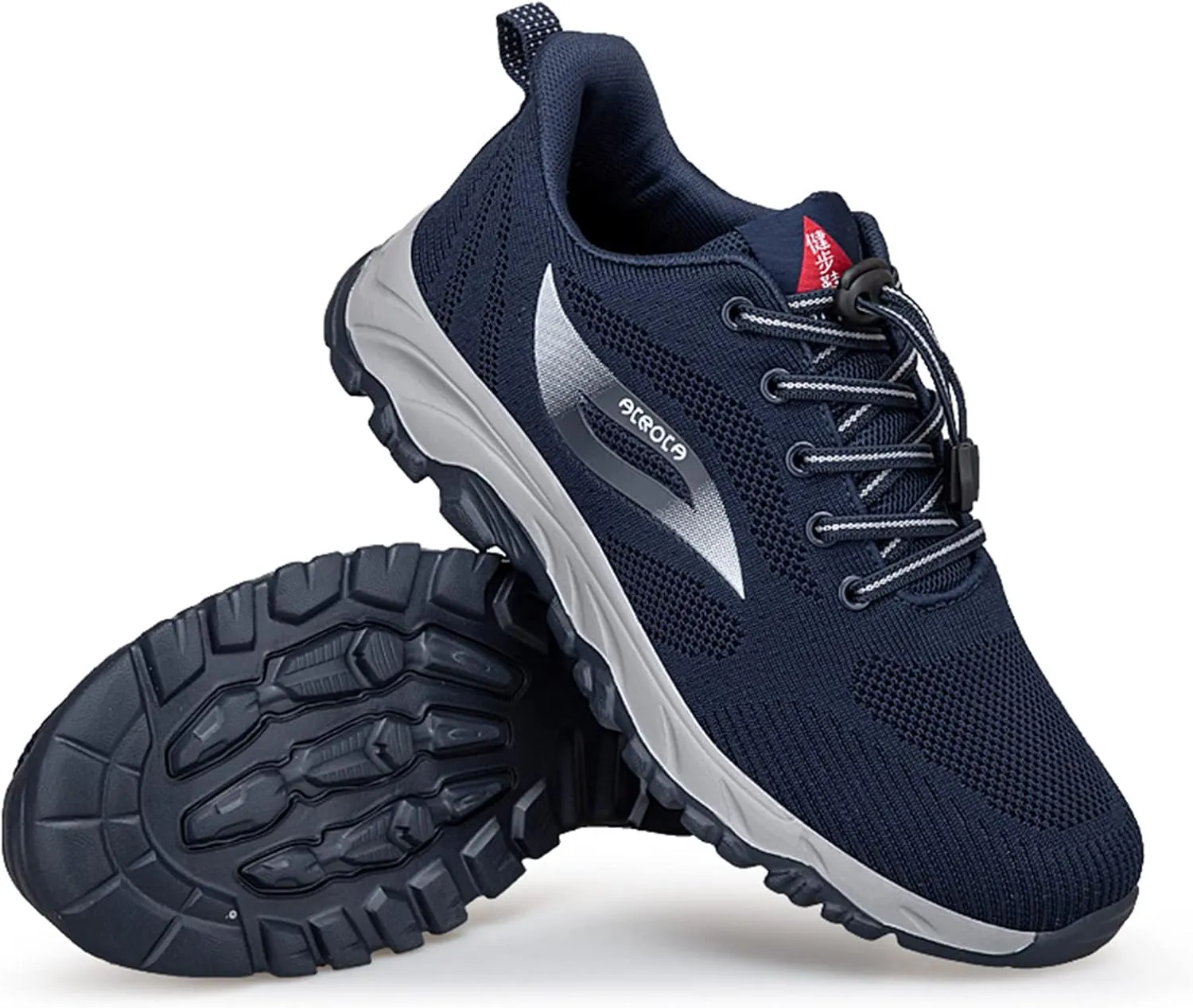 Mens Daily Walking Shoes Sneakers Running Shoe Trainers Athletic Gym Fitness Sport Summer Shoes Non Slip Breathable Mesh Workout Fashion Comfortable with Adjustable Lace