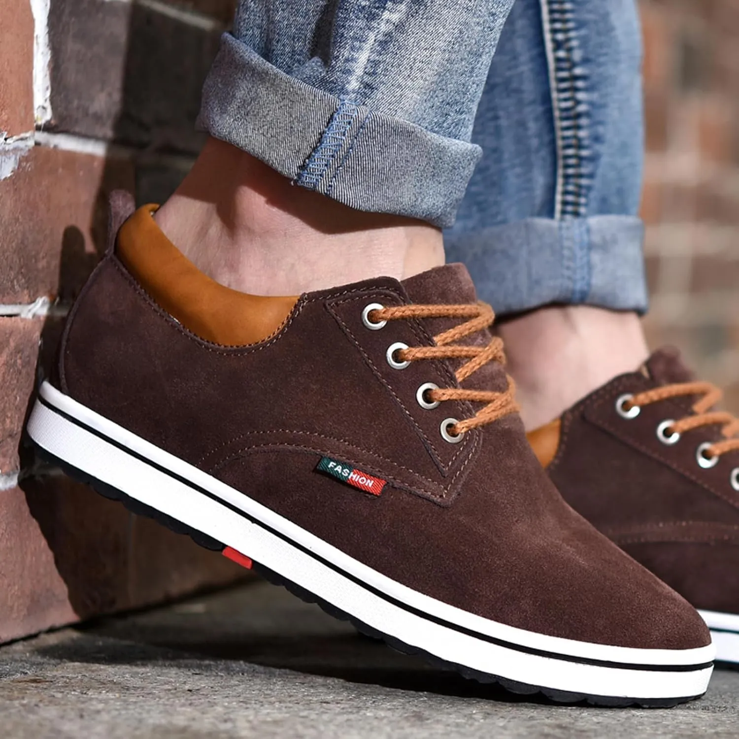 Men's Invisible Height Increasing Elevator 2.4 Inches Taller Shoes Lightweight Casual Walking Shoes Elevator Shoes for Men