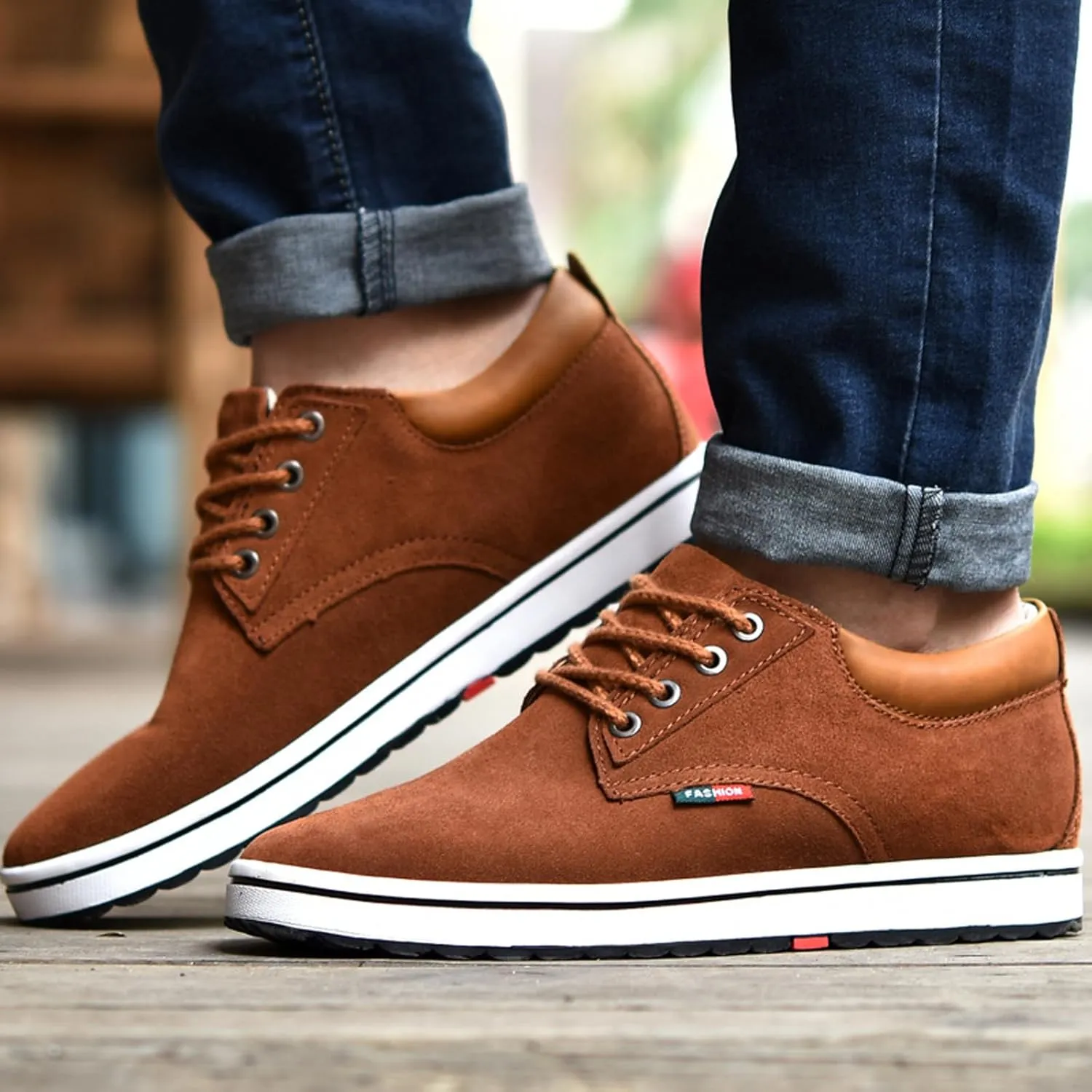 Men's Invisible Height Increasing Elevator 2.4 Inches Taller Shoes Lightweight Casual Walking Shoes Elevator Shoes for Men