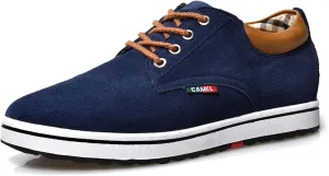 Men's Invisible Height Increasing Elevator 2.4 Inches Taller Shoes Lightweight Casual Walking Shoes Elevator Shoes for Men