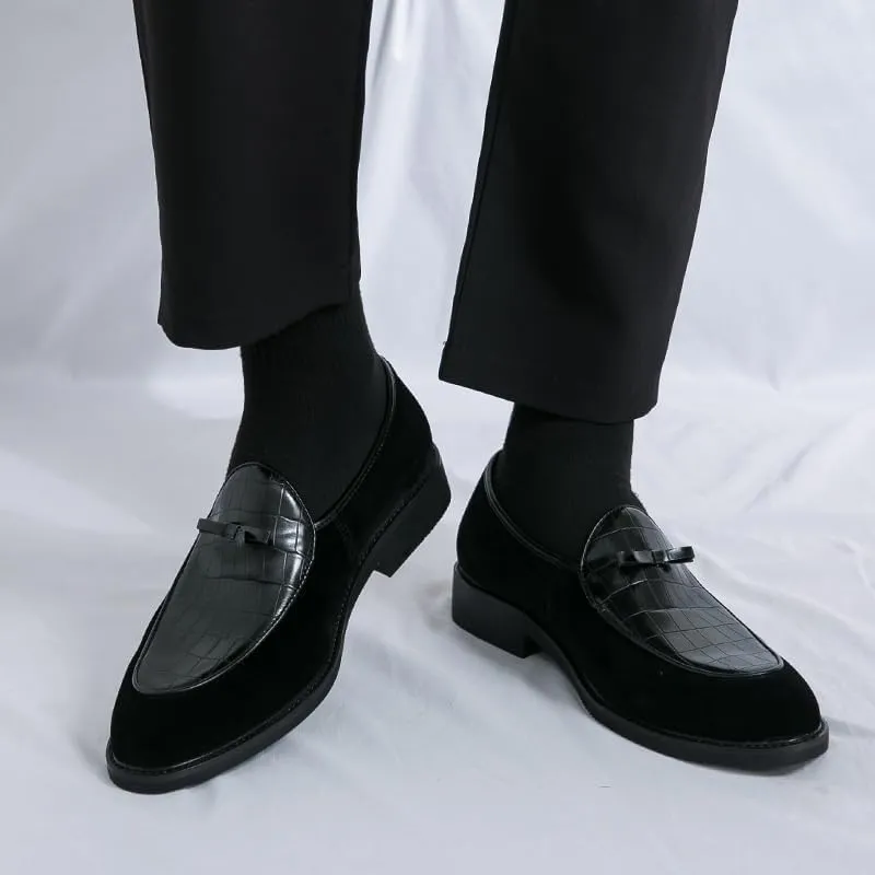 Men's Leather Tassel Loafers Slip on Dress Shoes Wedding Party Formal Business Comfortable Breathable Lightweight Shoes