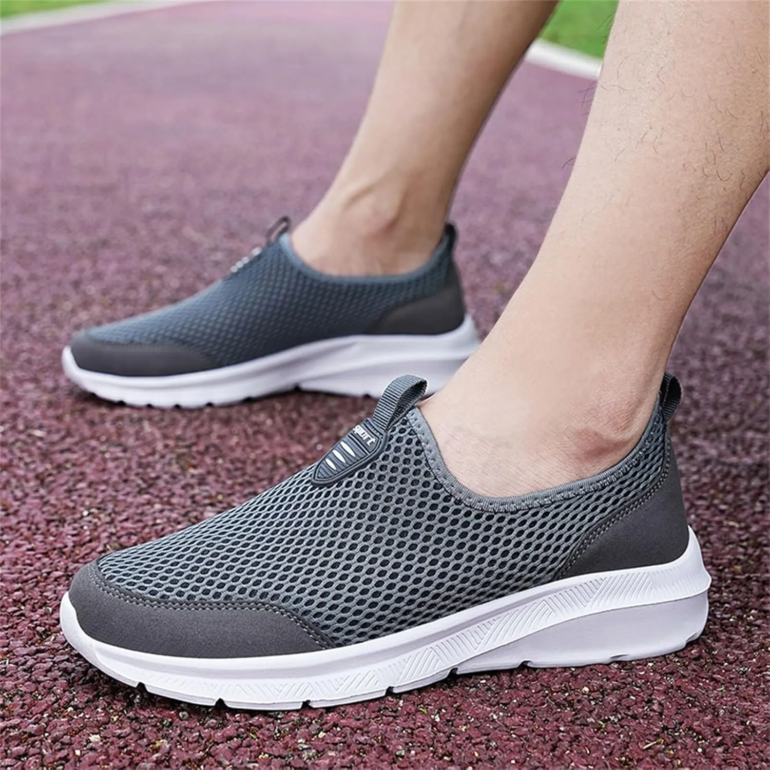 Mens Loafers & Slip-Ons Fashion Summer Men Sports Shoes Breathable Mesh Shallow Mouth Casual Shoes