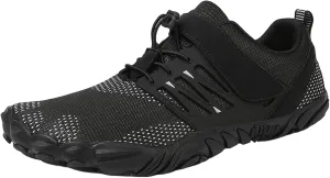 Mens Slip on Lightweight Walking Shoes Non Slip Breathable Quick Drying Water Shoes with Adjustable Lace for Men Summer Beach Walking and Climbing Indoor Workout