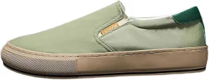 Men's Slip on Walking Shoes Casual Dressy Memory Foam Breathable Fashion Low Top Canvas Sneakers Non Slip Travel Jogging Training Gym Shoes Wide Width