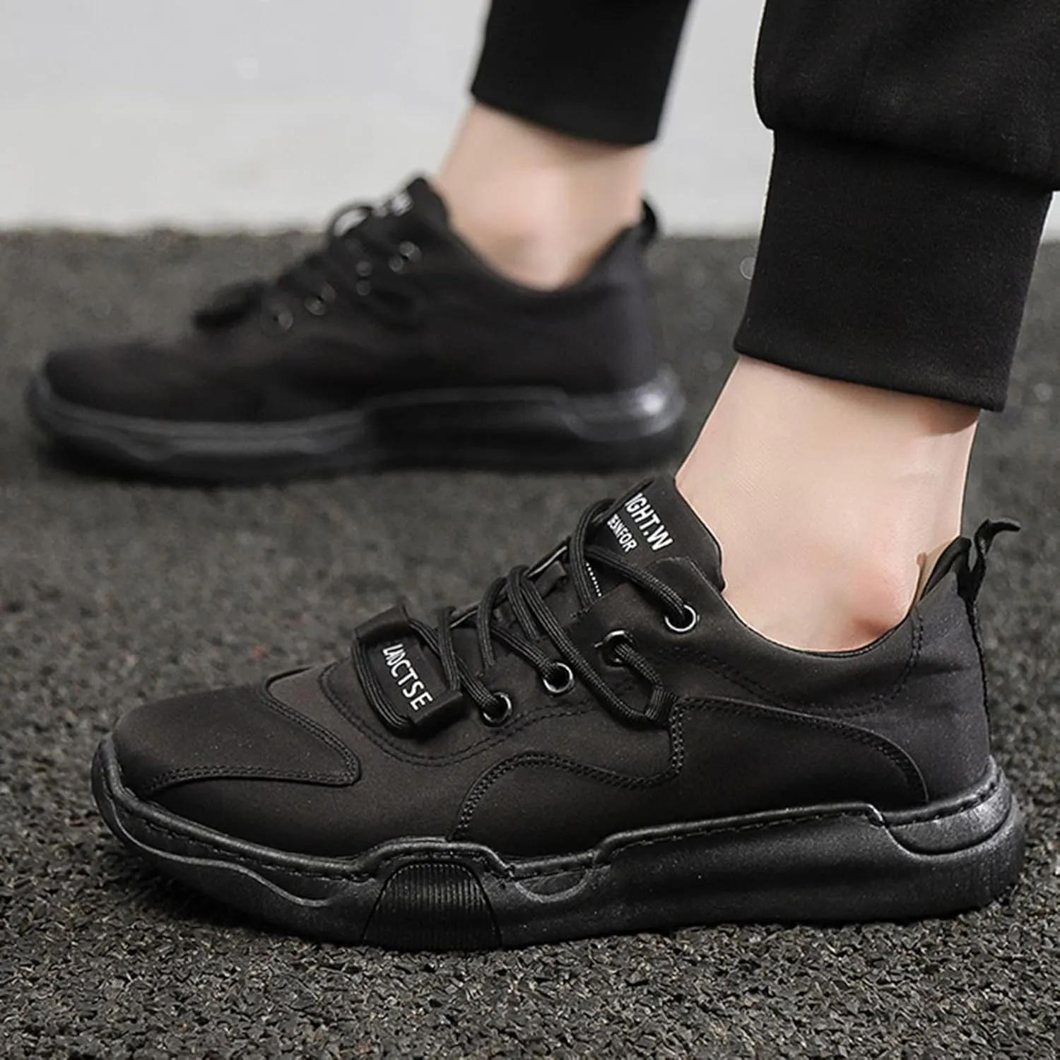 Men's Slip on Walking Shoes Comfort Memory Foam Breathable Mesh Fashion Sneakers Non Slip Travel Jogging Training Gym Shoes Wide Width