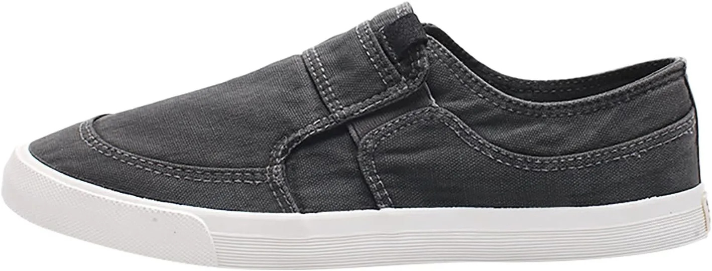 Men's Slip on Walking Shoes Comfy Knitted Memory Foam Breathable Lightweight Fashion Low Top Sneakers Non Slip Arch Support Vacation Workout Tennis Shoes Wide Width