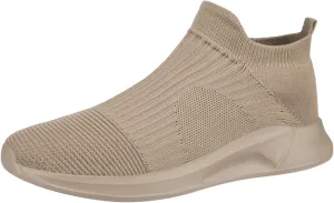 Men's Slip on Walking Shoes Comfy Knitted Memory Foam Breathable Mesh Fashion Sneakers Non Slip Arch Support Cushioning Athletic Running Shoes