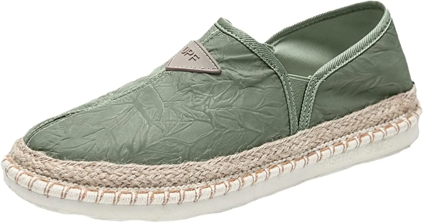 Men's Slip on Walking Shoes Comfy Knitted Memory Foam Ultra Lightweight Breathable Fashion Sneakers Non Slip Arch Support Vacation Training Gym Shoes Wide Width
