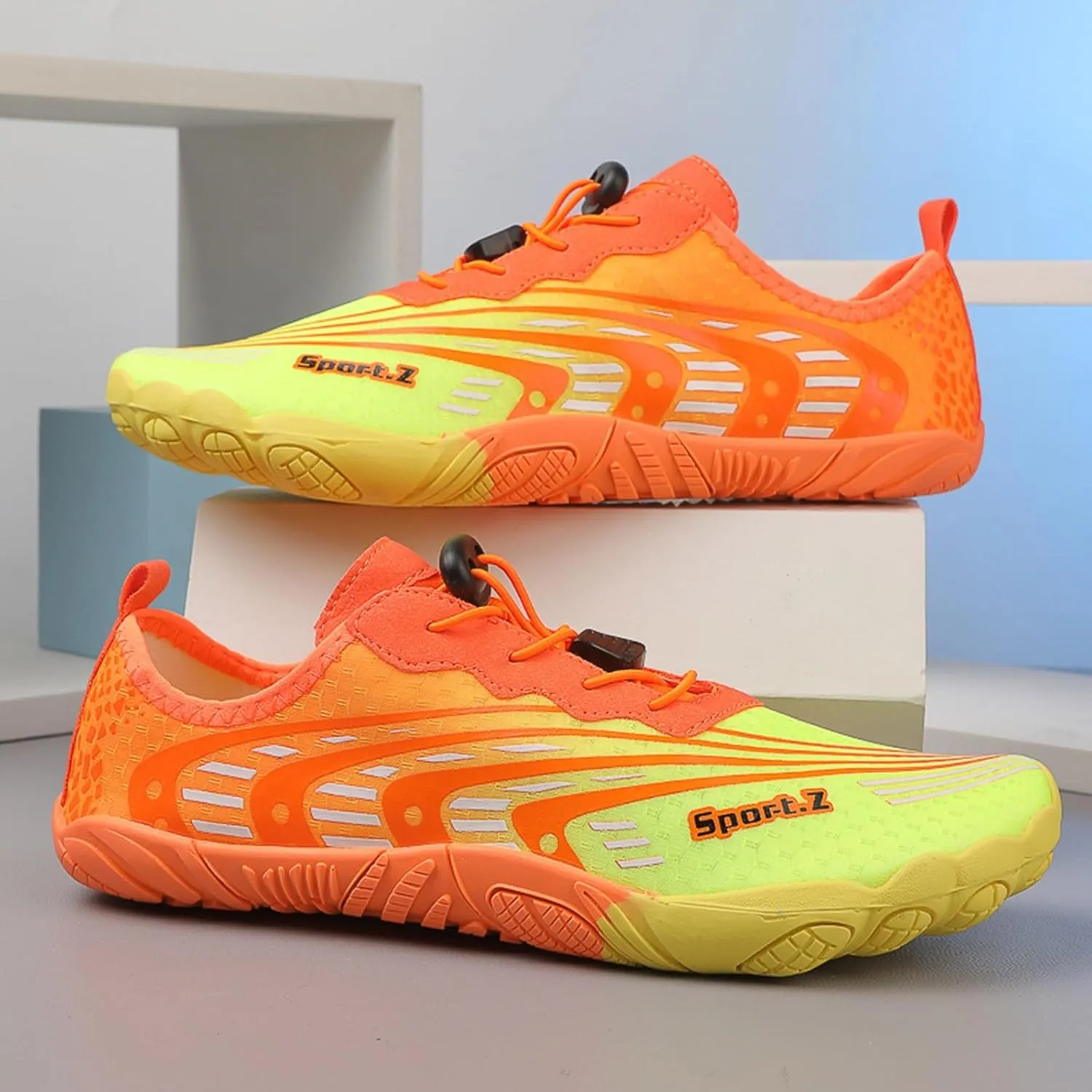 Men's Slip on Walking Shoes Comfy Memory Foam Breathable Hiking Shoes Mesh Fashion Sneakers Lace Up Non Slip Indoor Outdoor Training Gym Shoes Wide Width