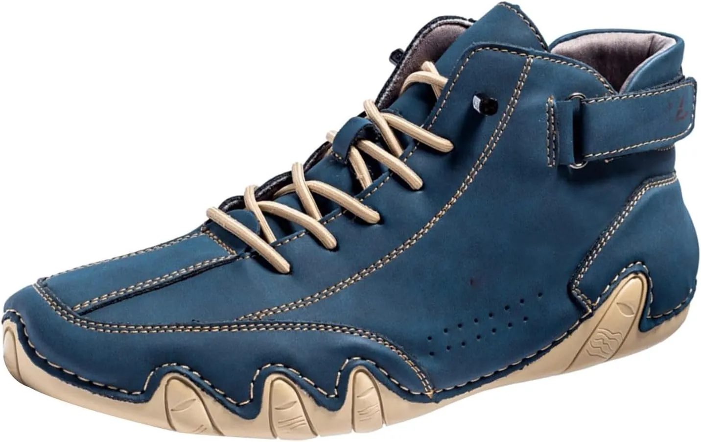Men's Slip Shoes Couple's New Foreign Trade High Top Boots Men And Women Leisure Short Boots Trend Breathable Leather