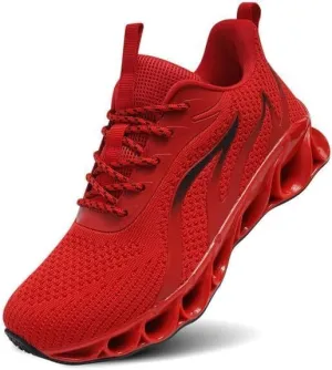 Men's Sneakers Sport Running Athletic Tennis Walking Shoes, Mens Slip on Running Walking Shoes Blade Tennis Casual Fashion Sneakers