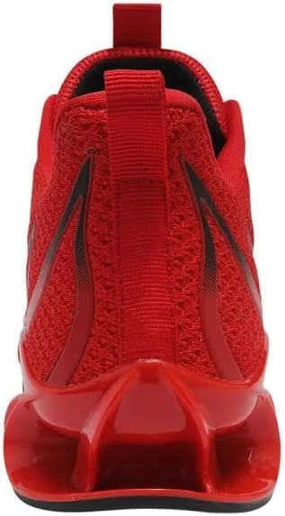 Men's Sneakers Sport Running Athletic Tennis Walking Shoes, Mens Slip on Running Walking Shoes Blade Tennis Casual Fashion Sneakers