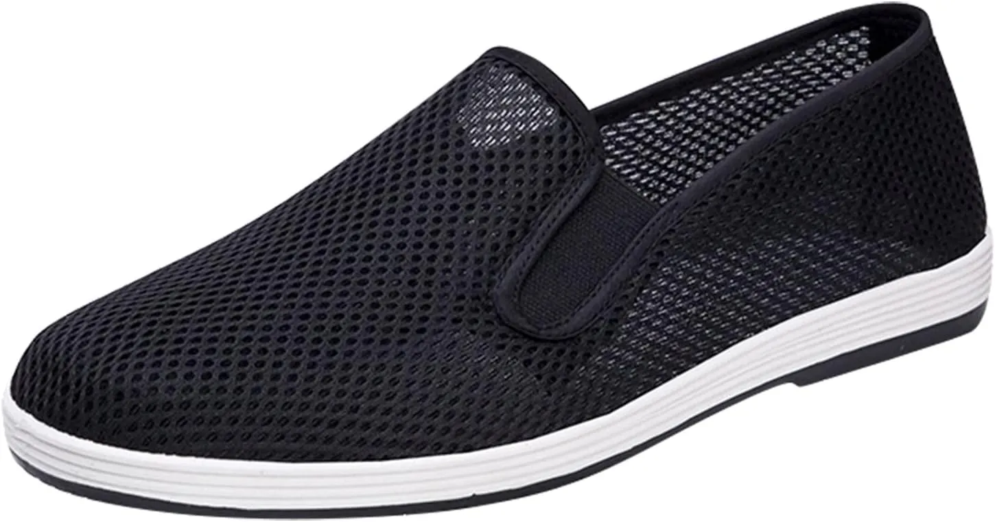 Men's Sneakers Walking Shoes for Women Arch Support Slip On Breathable Comfortable