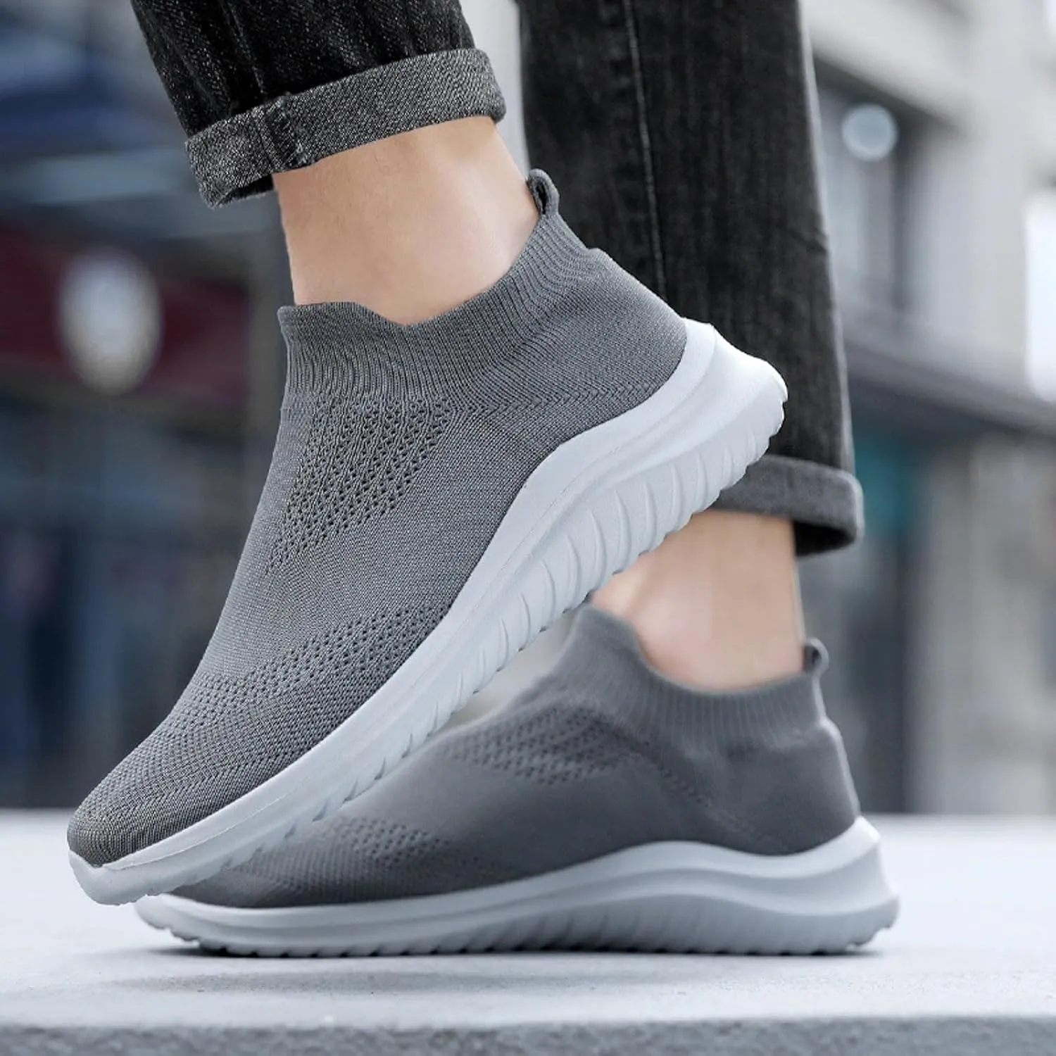 Men's Sport Breathable Mesh Shoes Breathable Casual Comfortable Walking Sneaker Business Casual Versatile Shoes