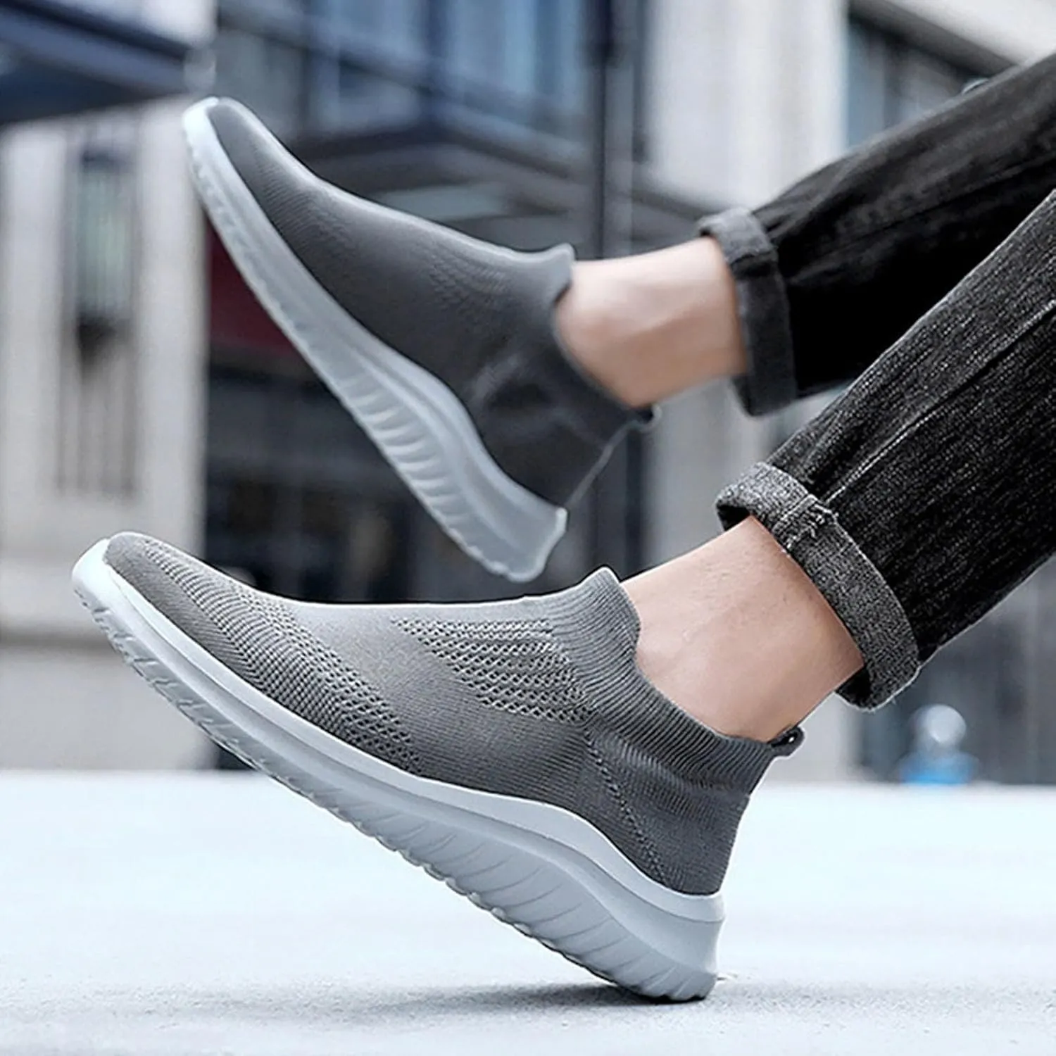 Men's Sport Breathable Mesh Shoes Breathable Casual Comfortable Walking Sneaker Business Casual Versatile Shoes