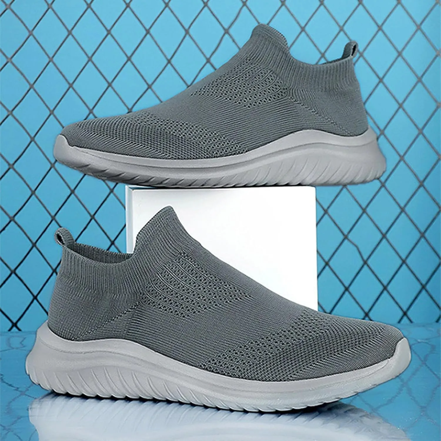 Men's Sport Breathable Mesh Shoes Breathable Casual Comfortable Walking Sneaker Business Casual Versatile Shoes