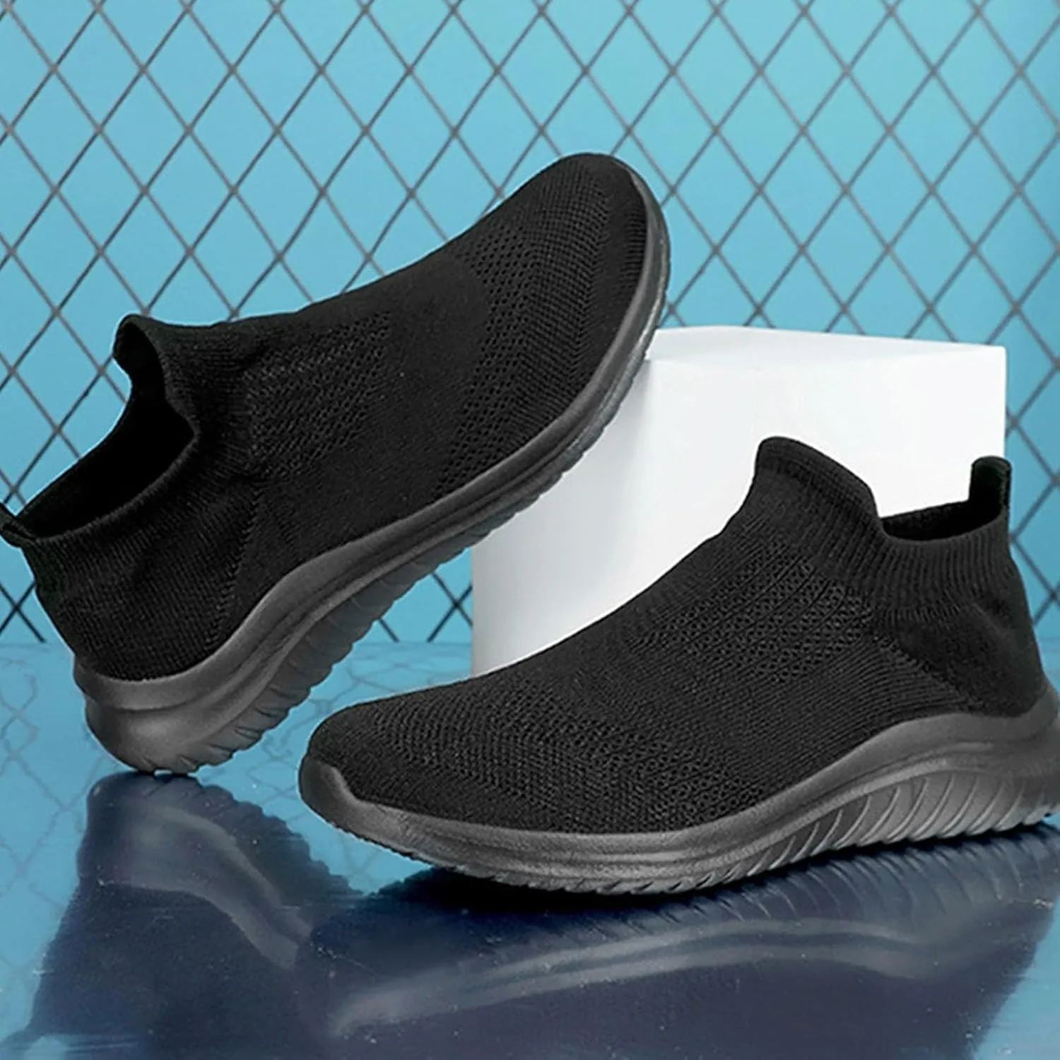 Men's Sport Breathable Mesh Shoes Breathable Casual Comfortable Walking Sneaker Business Casual Versatile Shoes