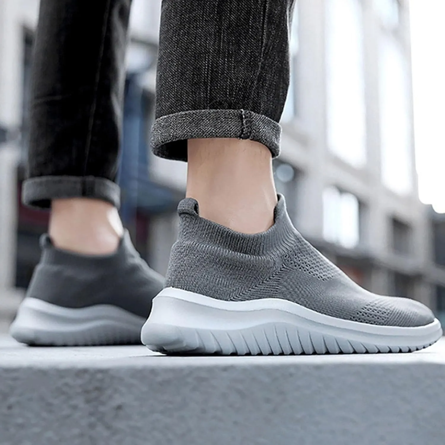 Men's Sport Breathable Mesh Shoes Breathable Casual Comfortable Walking Sneaker Business Casual Versatile Shoes