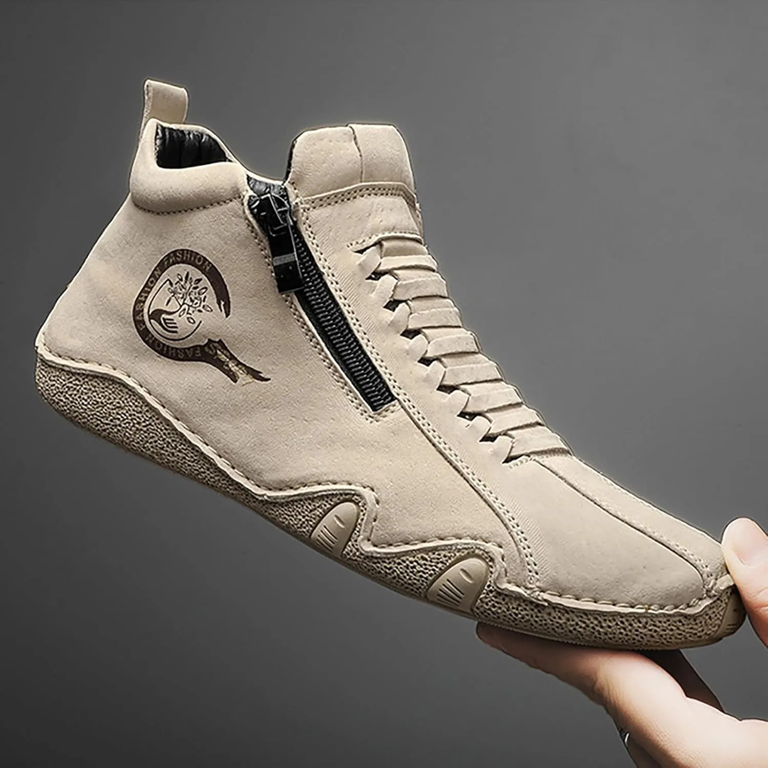 Men's Sport Breathable Mesh Shoes Comfortable Breathable Stretch Canvas Slip On Sneaker Versatile Elderly Shoes