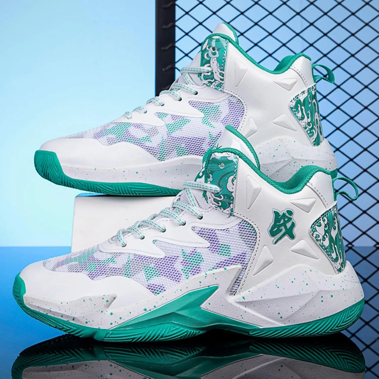 New Flying Woven Fashion Basketball Shoes