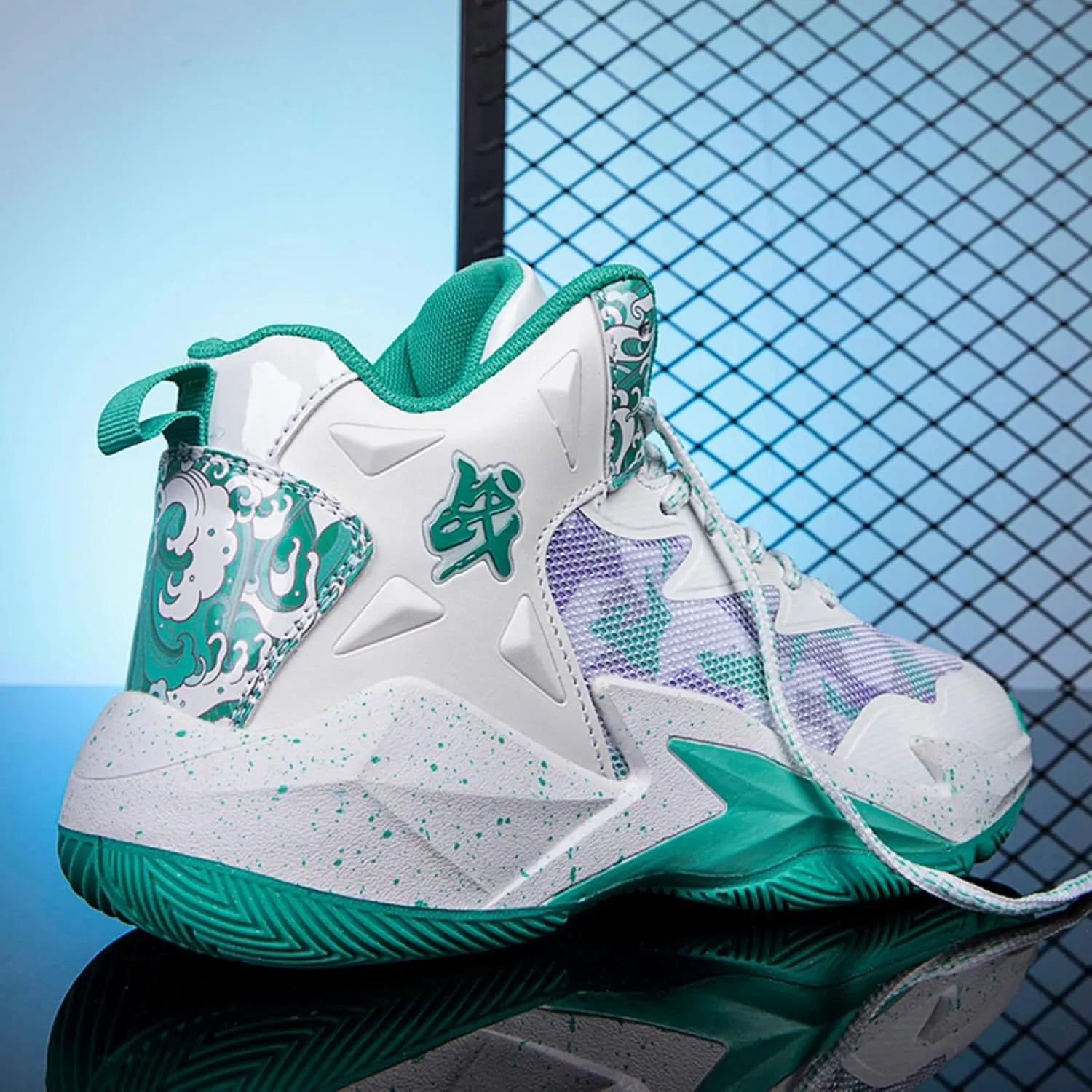 New Flying Woven Fashion Basketball Shoes