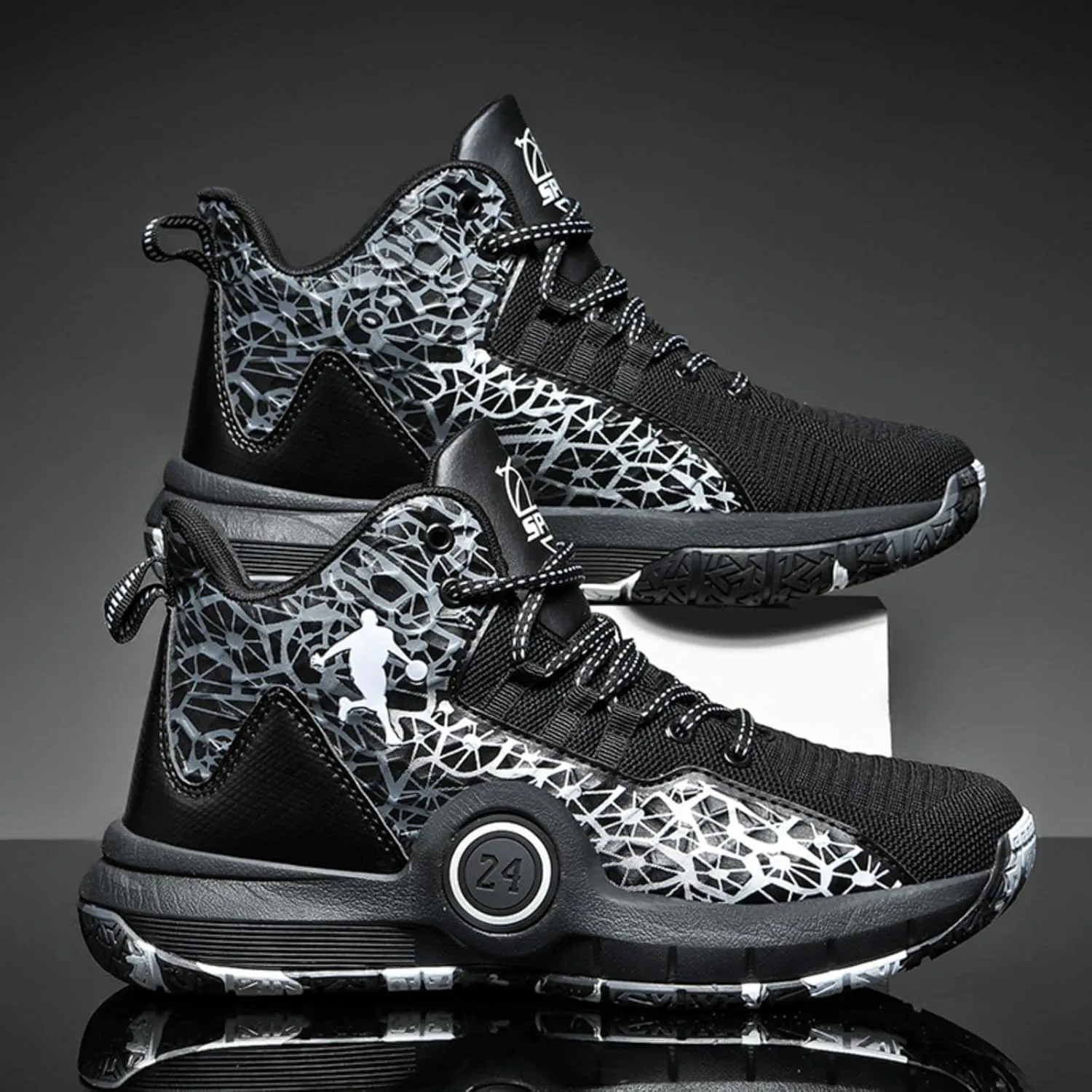 New Flying Woven Fashion Basketball Shoes