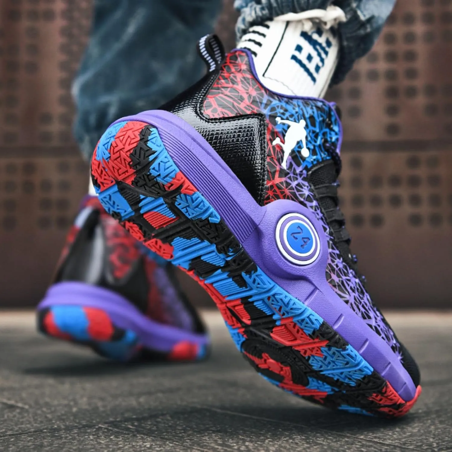 New Flying Woven Fashion Basketball Shoes