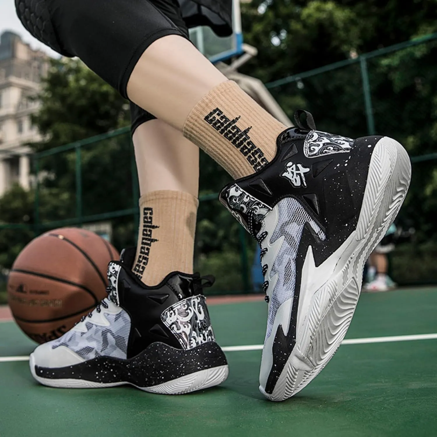 New Flying Woven Fashion Basketball Shoes