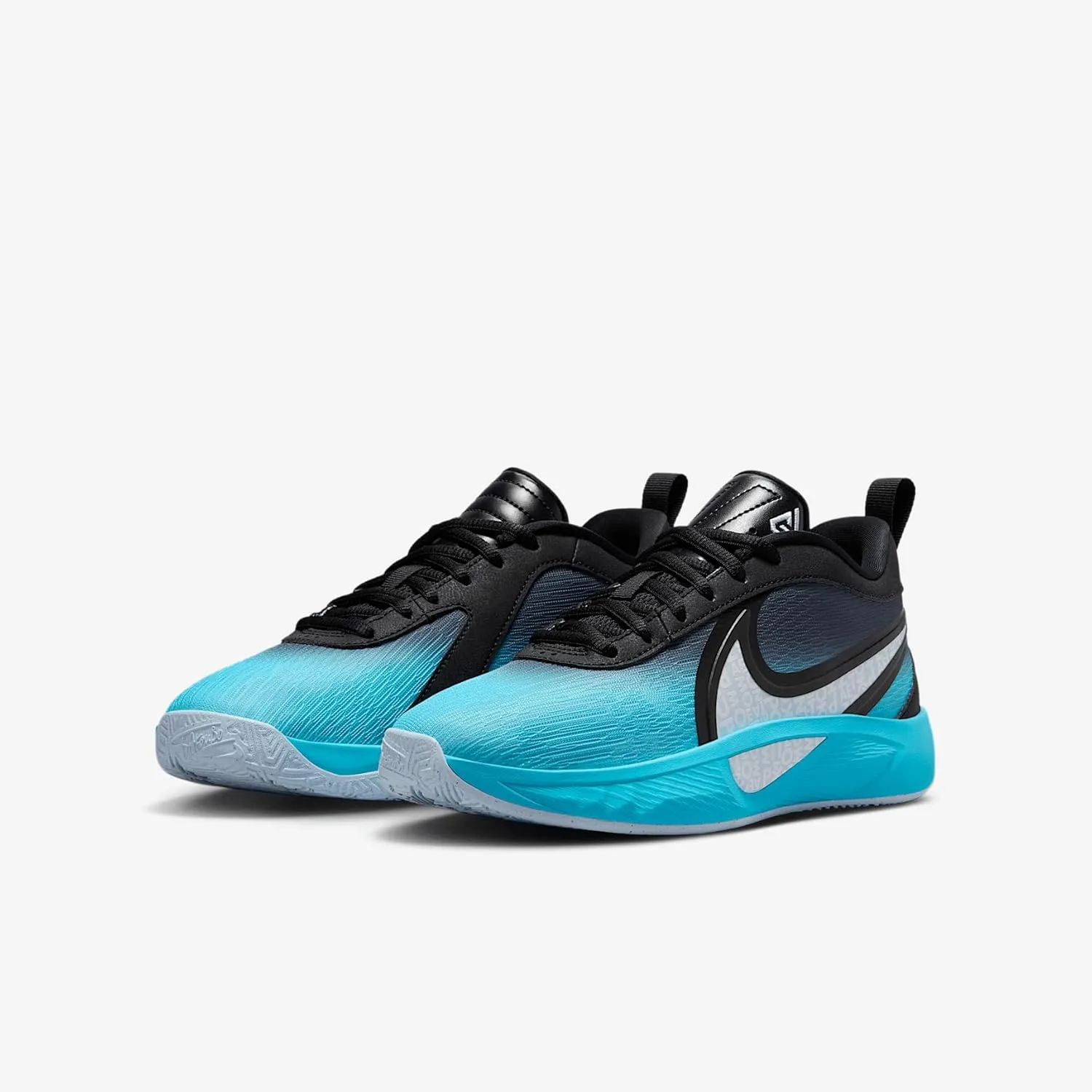 Nike Giannis Freak 6 "Christmas Big Kids' Basketball Shoes (HV9532-001, Black/Blue Tint/Baltic Blue)