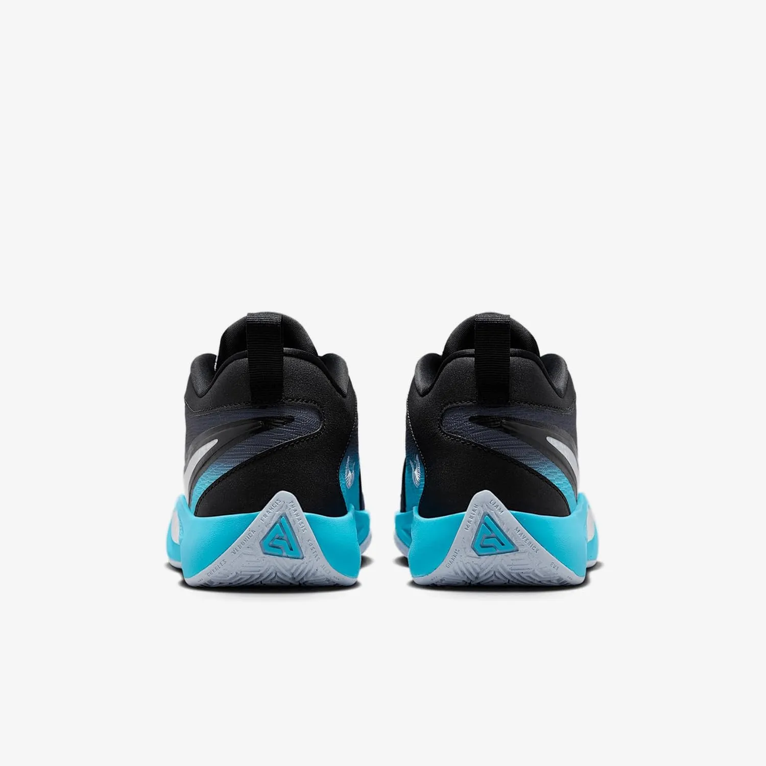 Nike Giannis Freak 6 "Christmas Big Kids' Basketball Shoes (HV9532-001, Black/Blue Tint/Baltic Blue)