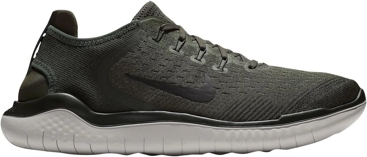 Nike Women's Free RN 2018 Black/White Running Shoe 7 US