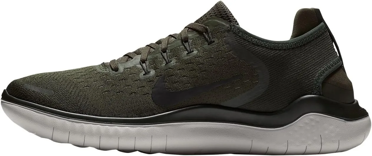 Nike Women's Free RN 2018 Black/White Running Shoe 7 US