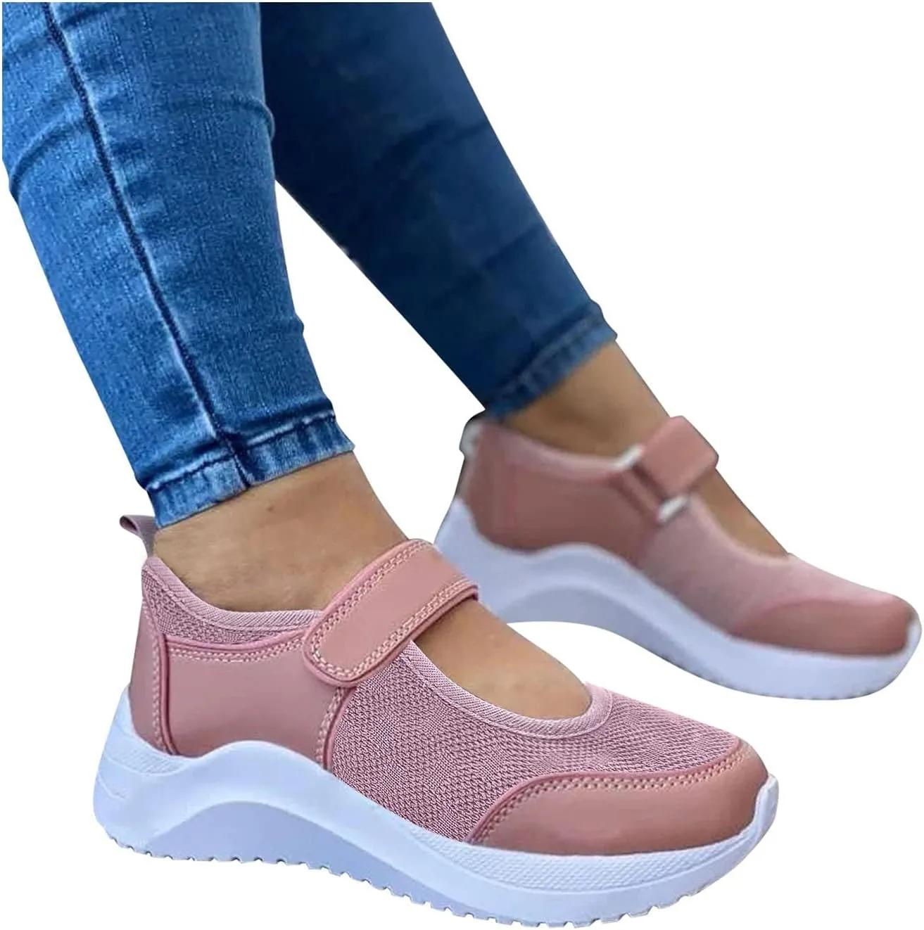 Orthopedic Navy Wedge Shoes for Women Dressy Womens Non Slip Work Shoes Slip Ons Fashion Sneakers Shoes for Women Black Minimalist Trail Running Shoes Women Zapato Tenis Antiderrapante para Mujer