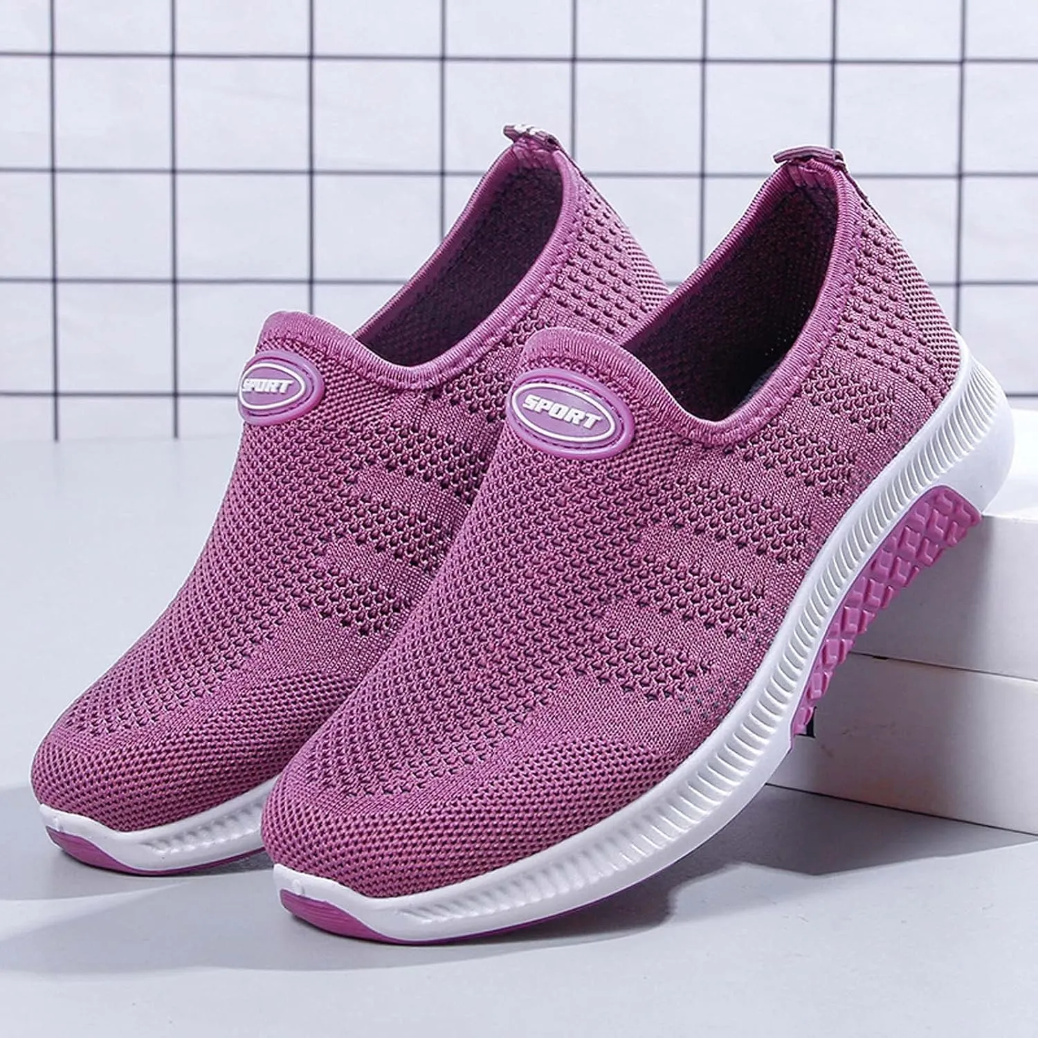 Orthopedic Shoes for Women Wide Width Slip On Zapatos De Trabajo para Mujer Antideslizante Cross Gym Shoes Women Wide Size 8w Womens High Top Sneakers Tenis OrtopéDicos Mujer